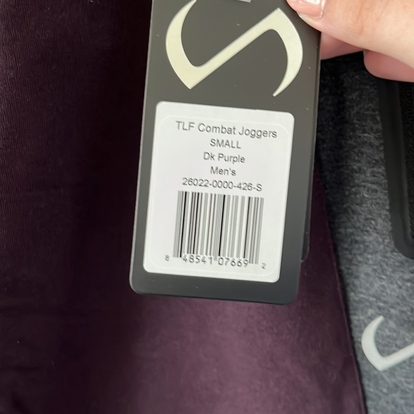 Dark Purple & Gray Joggers (NEW) - Picture 4 of 4